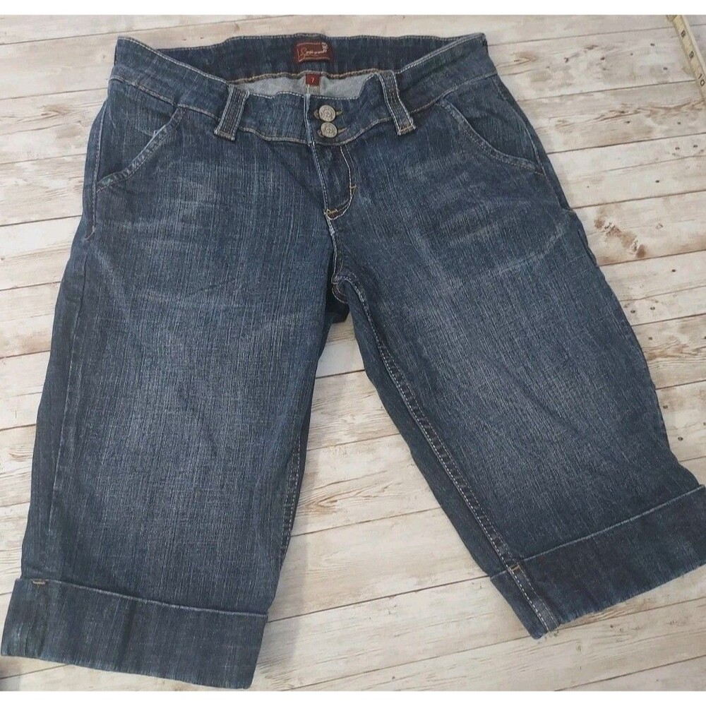 Underground Soul Y2K Jean Shorts Juniors Size 7 Preppy Women's Vintage